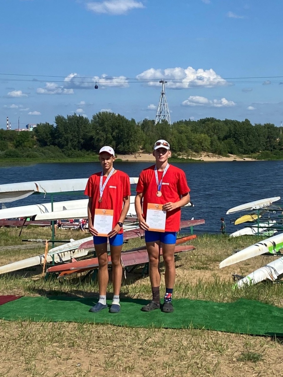 Псковские спортсмены завоевали бронзу на Первенстве России по гребному спорту