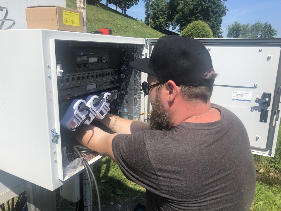 В псковском Дендропарке установили звуковое оборудование для светомузыкального фонтана