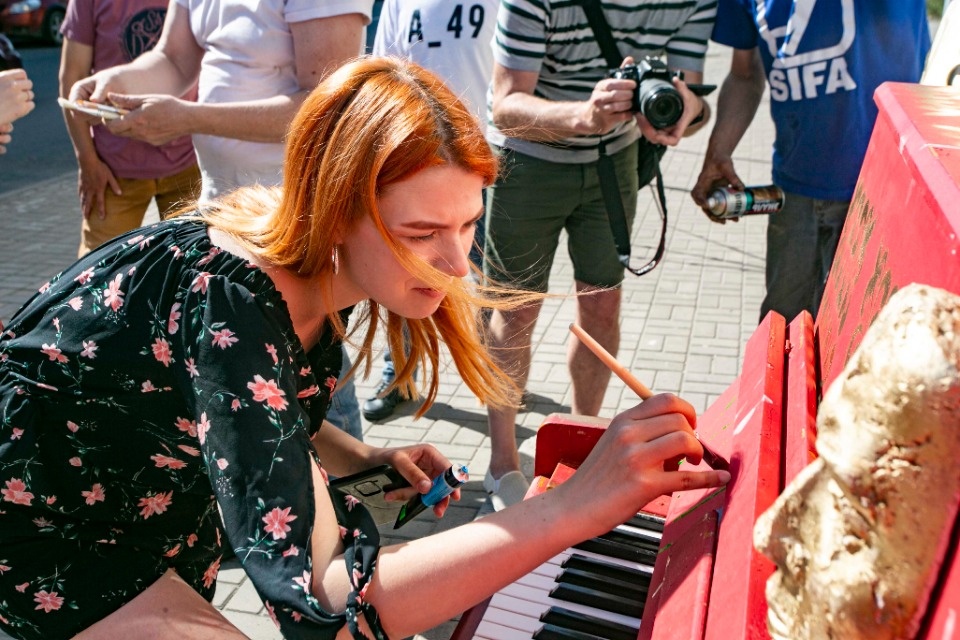 «Псковская правда» присоединилась к проекту «Уличное пианино»