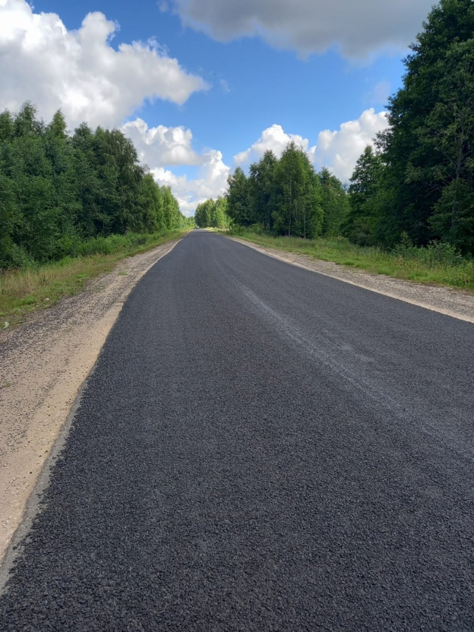 Автомобильную дорогу «Пушкинские Горы – Велье» привели в нормативное состояние Автомобильную дорогу «Пушкинские Горы – Велье» привели в нормативное состояние