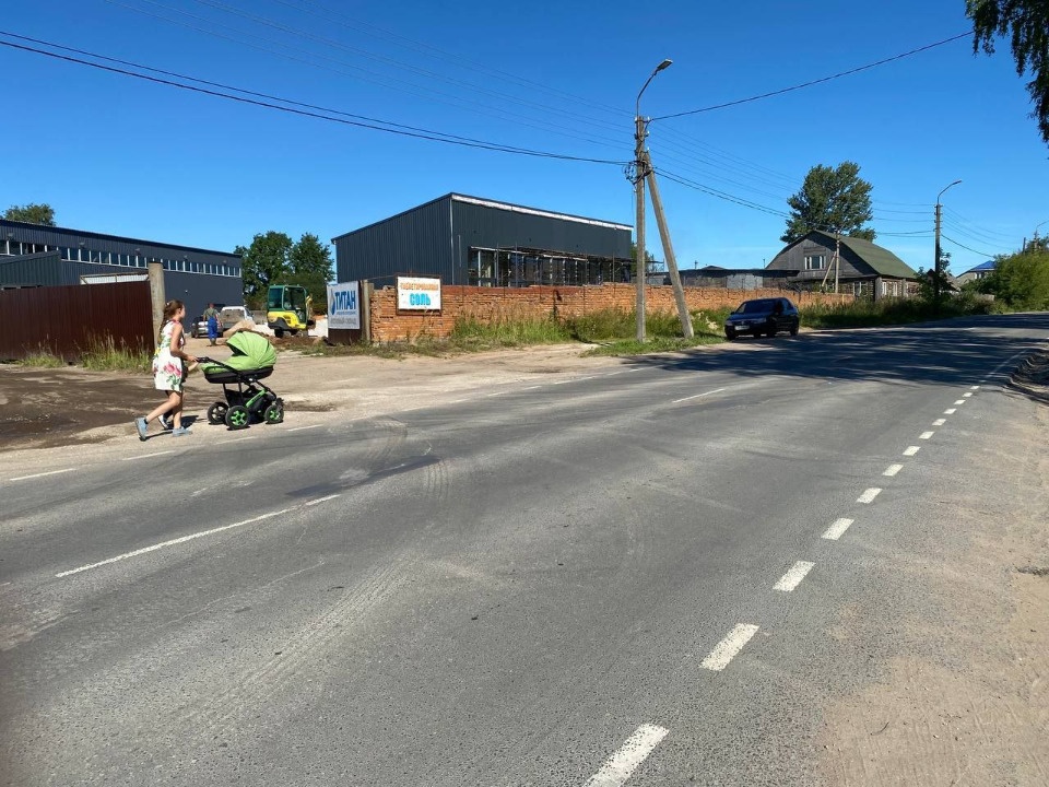 Пешеходные дорожки оборудуют на улицах Шоссейной и Ижорского Батальона в Пскове