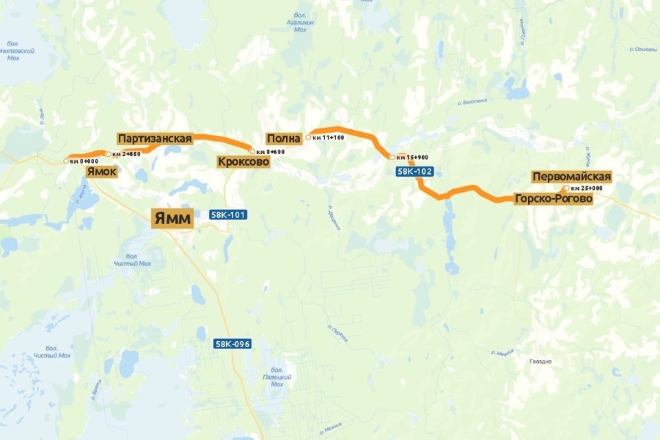 Более 20 км дороги «Ямок – Кроксово – Первомайск» отремонтируют в Гдовском районе по нацпроекту
