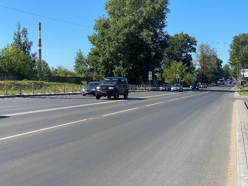 В Пскове ввели в эксплуатацию участок Рижского проспекта