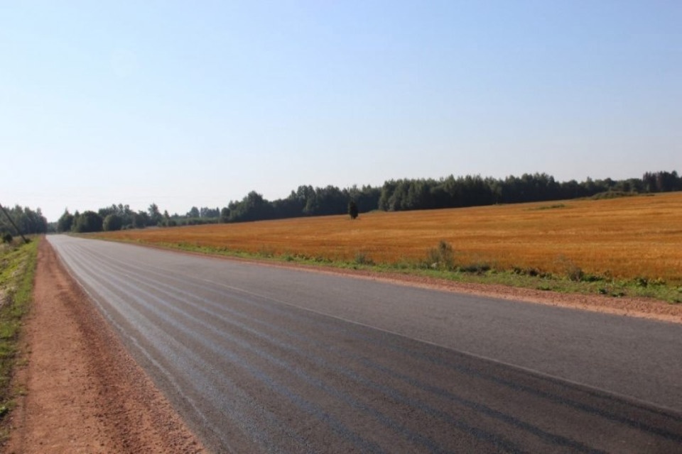 Дорогу к музею народа сето отремонтировали к Печорском районе Дорогу к музею народа сето отремонтировали к Печорском районе
