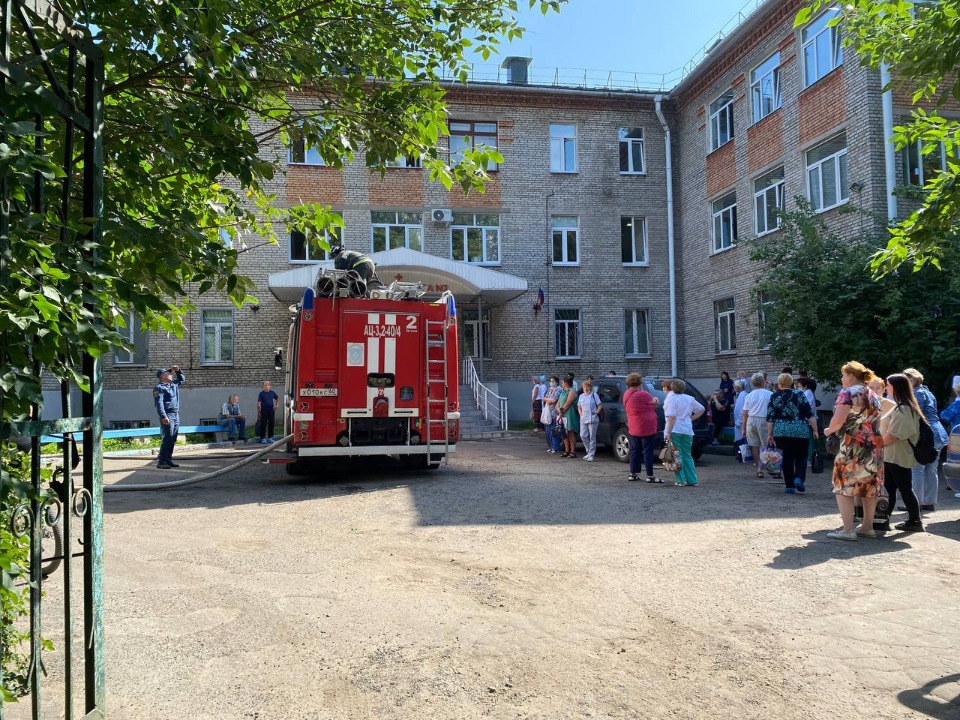 В поликлинике №1 в Пскове произошло возгорание