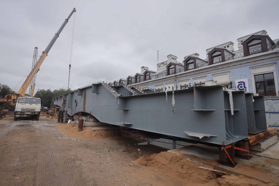 На этой неделе в Пскове займутся монтажом пролётного строения Троицкого моста На этой неделе в Пскове займутся монтажом пролётного строения Троицкого моста