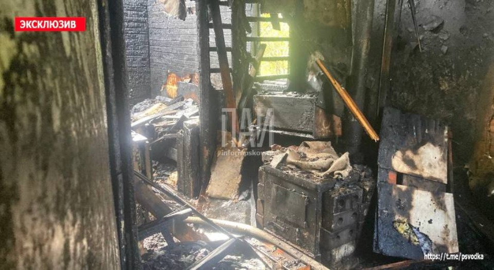 Пожарные спасли дом в Псковском районе 