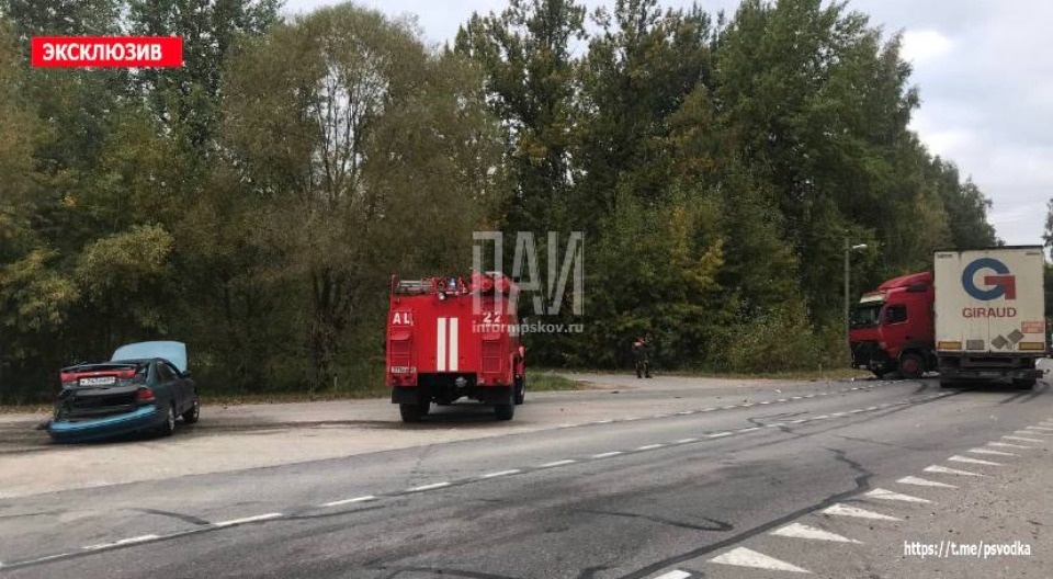 ДТП с пьяным водителем и фурой произошло в Палкинском районе ДТП с пьяным водителем и фурой произошло в Палкинском районе