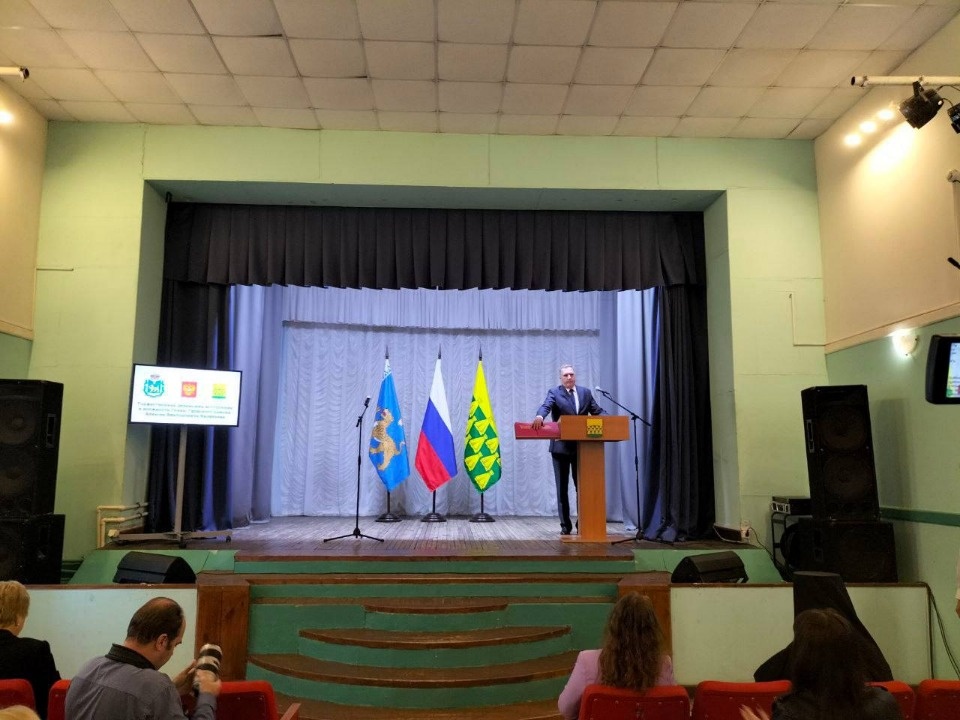 В Гдовском районе прошла инаугурация избранного главы муниципалитета