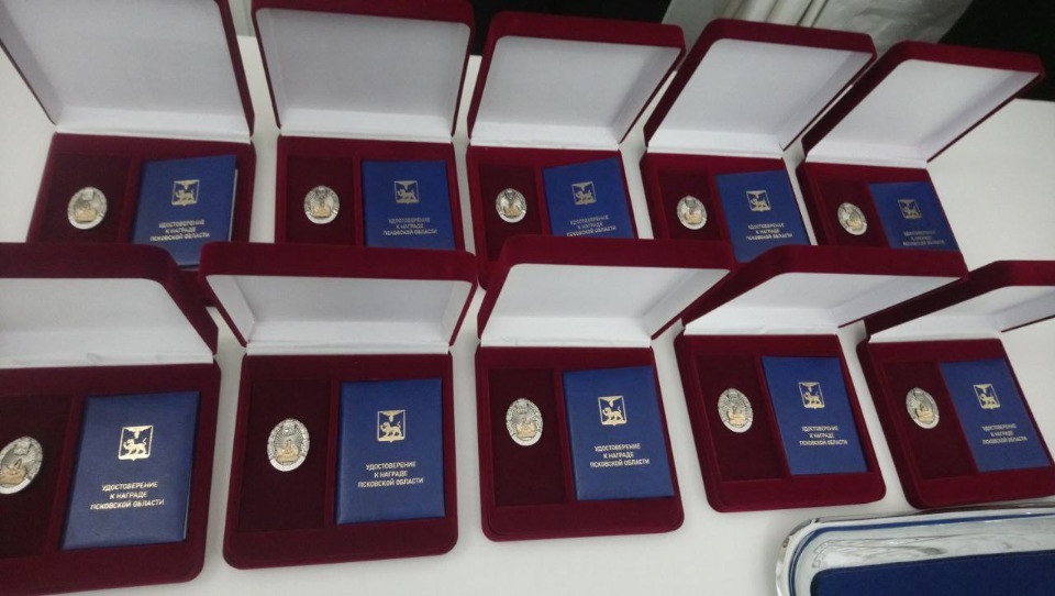 Губернатор вручил нагрудные знаки заслуженным педагогам Псковской области