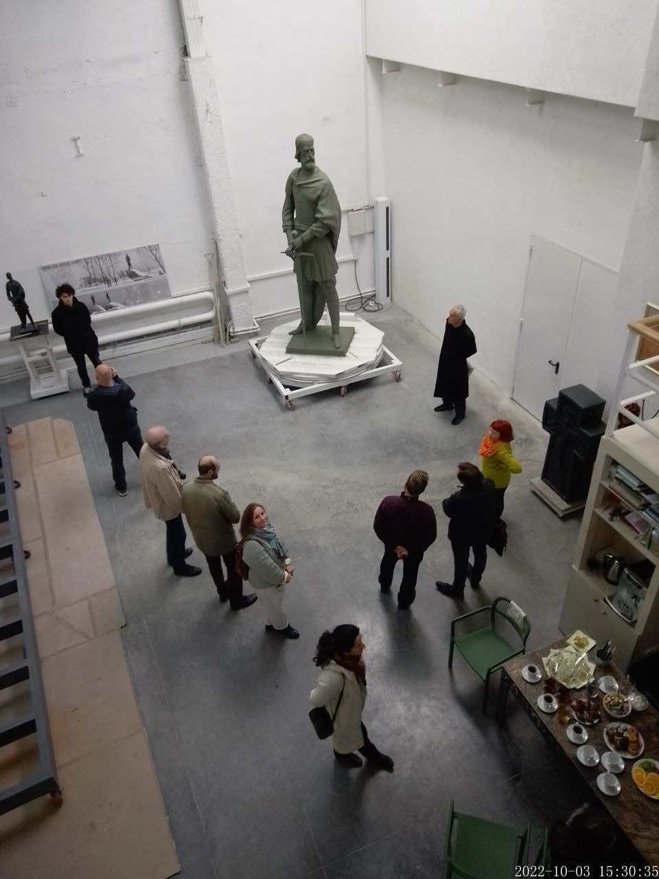 Скульптор Андрей Мартьянов презентовал модель псковского памятника Довмонту Скульптор Андрей Мартьянов презентовал модель псковского памятника Довмонту