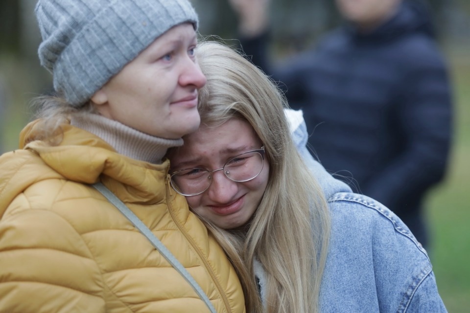 Отправка мобилизованных из Пскова