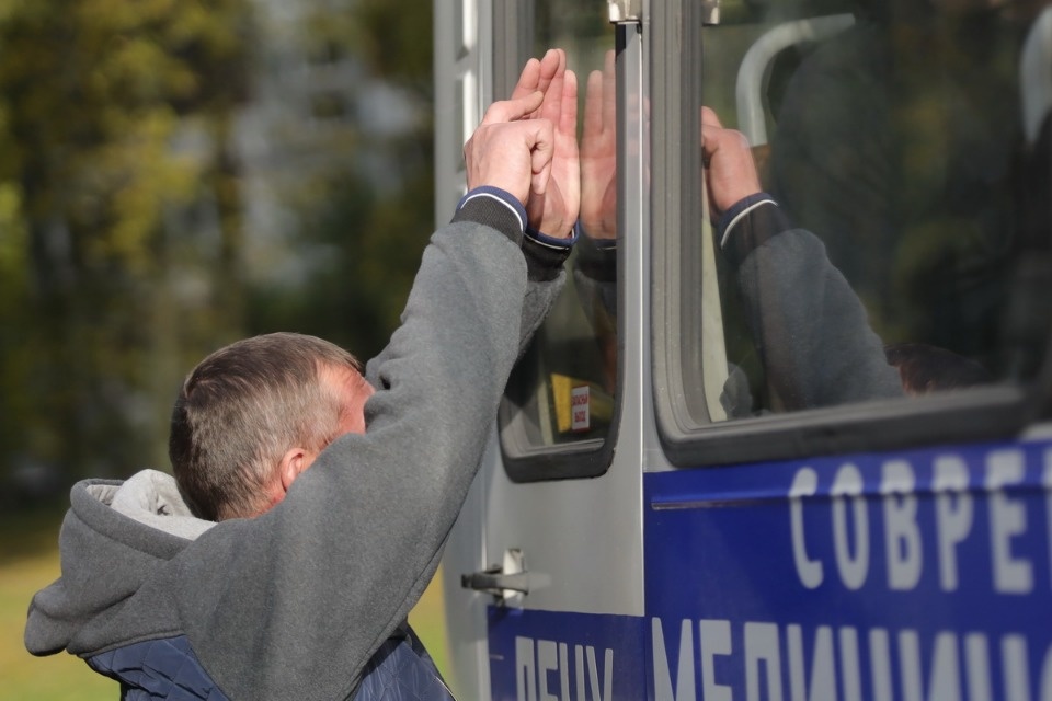 Отправка мобилизованных из Пскова