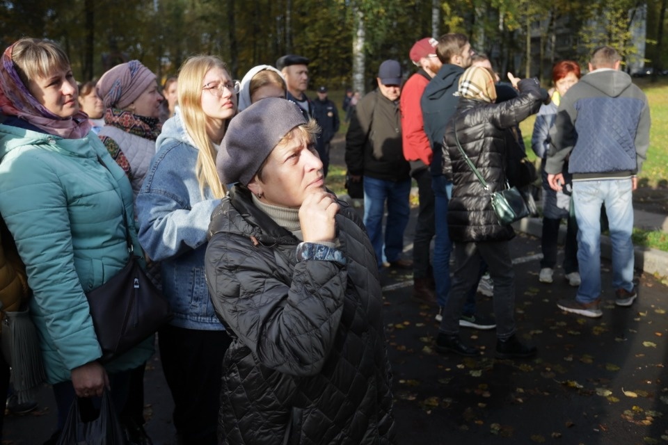 Отправка мобилизованных из Пскова