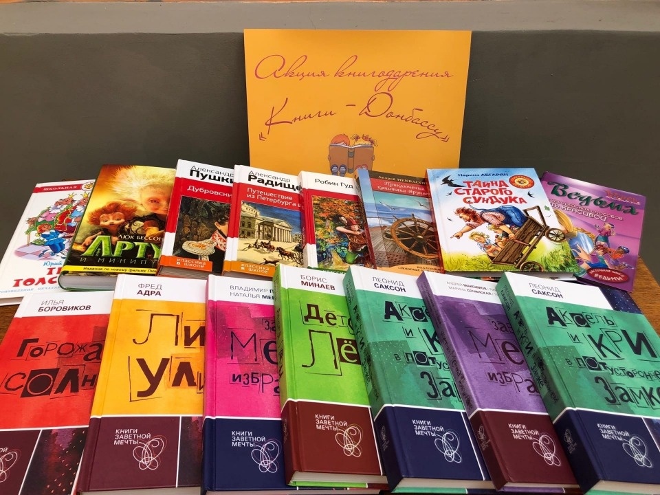 Более тысячи книг собрали в рамках псковской акции «Книги – Донбассу, освобожденным территориям» Более тысячи книг собрали в рамках псковской акции «Книги – Донбассу, освобожденным территориям»