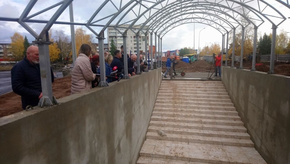 Строительство подземного перехода в Великих Луках планируют завершить до конца ноября