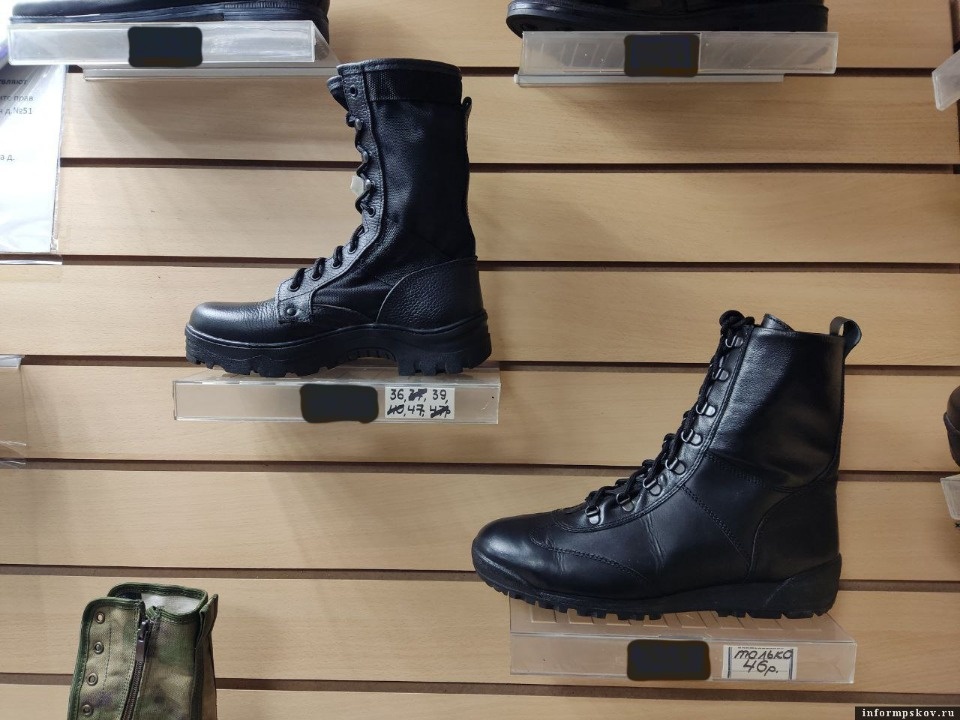 В Пскове вырос спрос на армейские ботинки