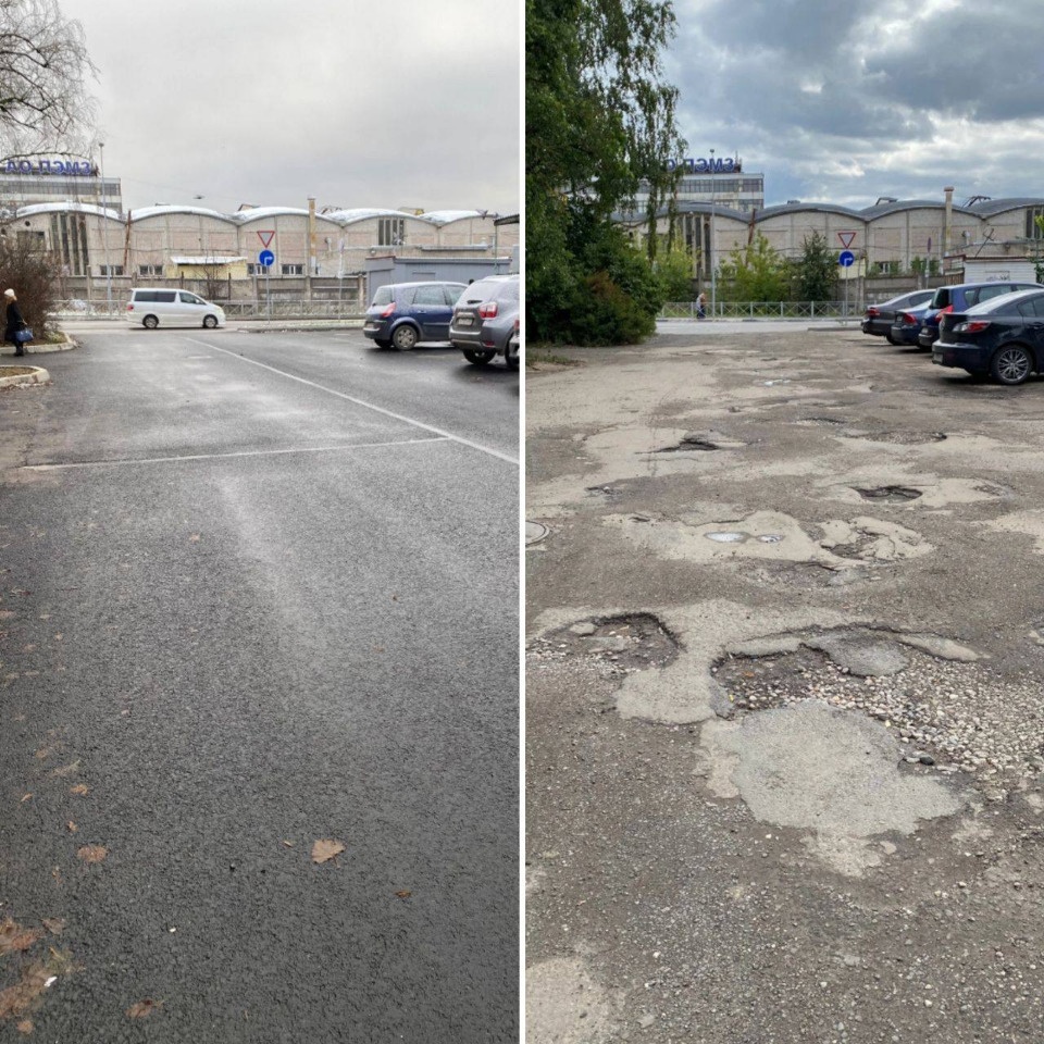 Новое покрытие уложено на еще четырех дворовых проездах в Пскове 