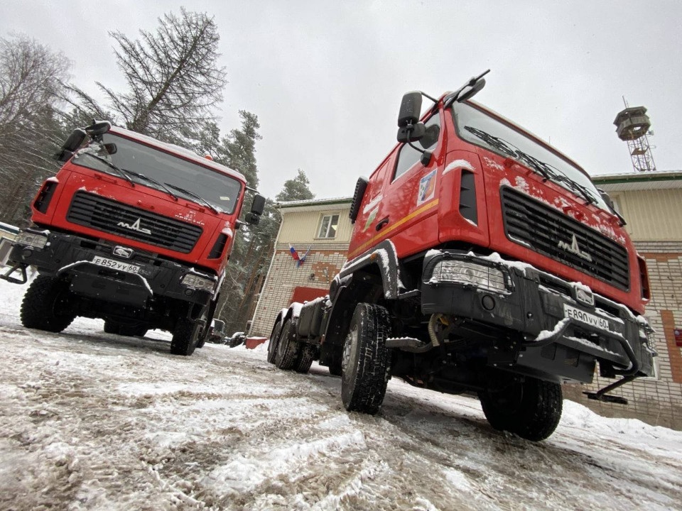 Псковский Противопожарный лесной центр получил партию спецтехники 