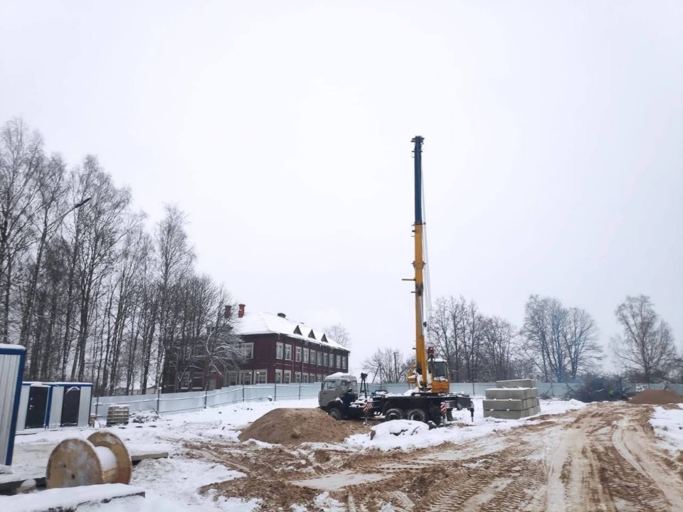 В Пыталовском районе стартовало строительство Линовской школы В Пыталовском районе стартовало строительство Линовской школы