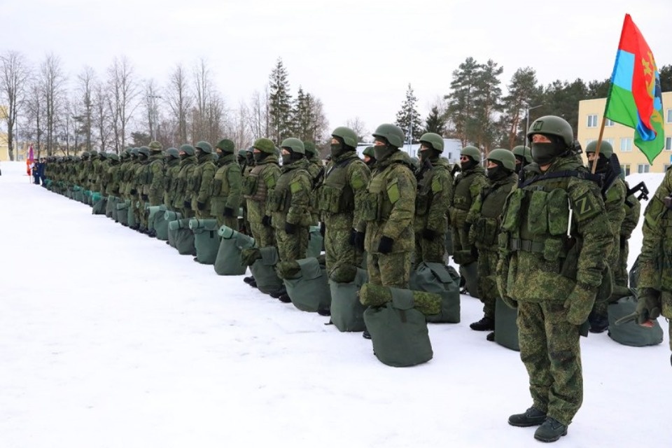 В зону спецоперации из Пскова отправилась очередная группа мобилизованных