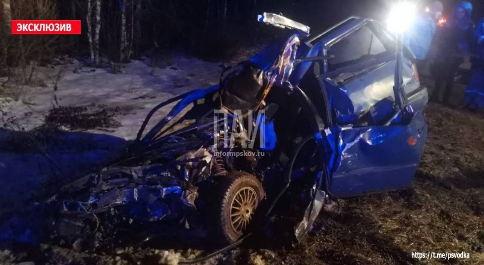 Пьяный водитель погиб в результате ДТП с автобусом в Островском районе