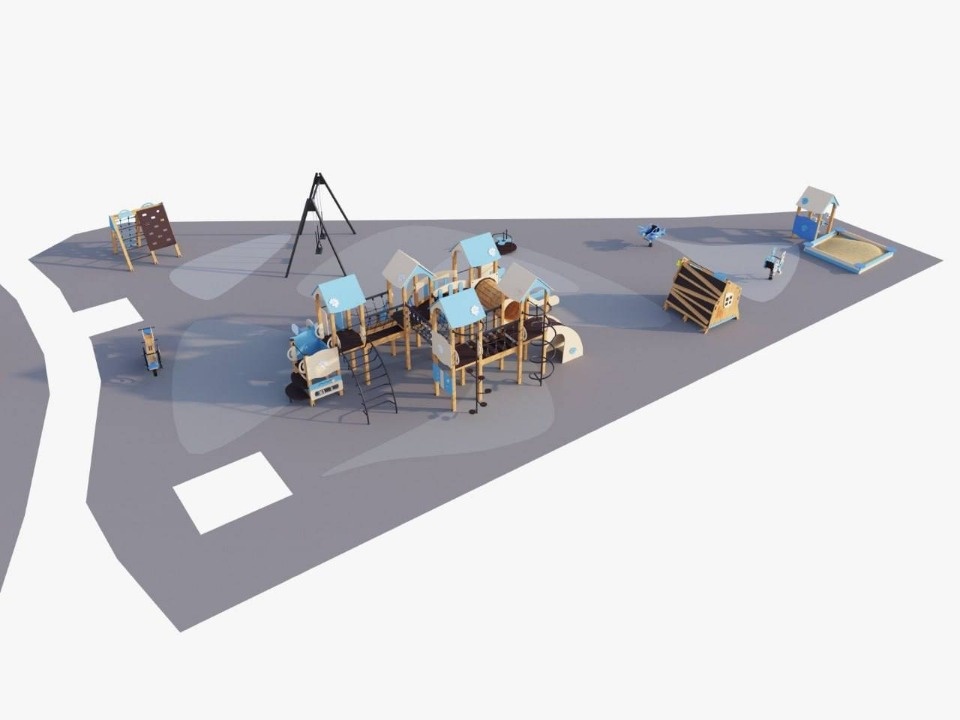 Детскую площадку в Финском парке в Пскове обновят в этом году