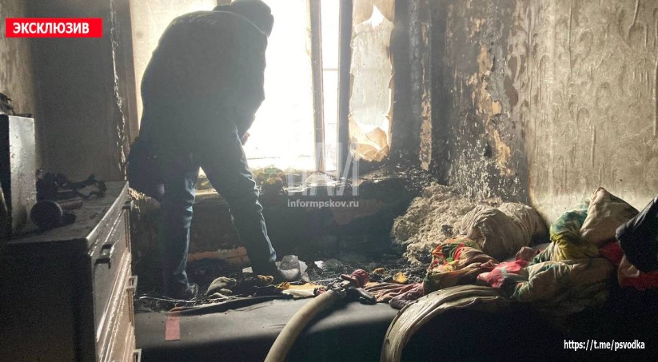 Ребенок спасся из пожара в Невеле