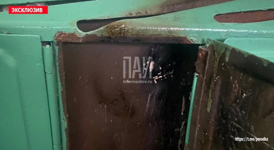 В многоквартирном доме в Острове подожгли почтовые ящики В многоквартирном доме в Острове подожгли почтовые ящики