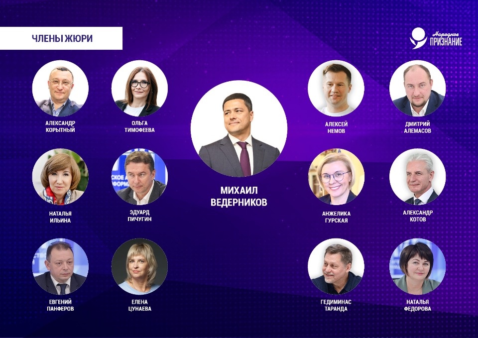 Стал известен состав жюри премии «Народное признание – 2022» Стал известен состав жюри премии «Народное признание – 2022»