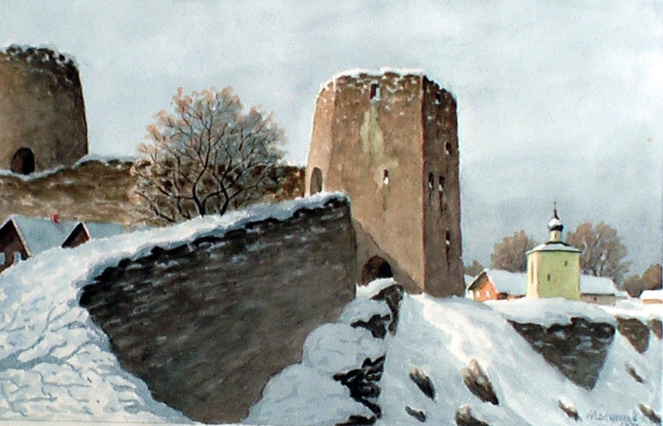 Работы изборского художника представят в Пушкине