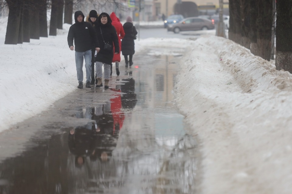 Люди и лужи