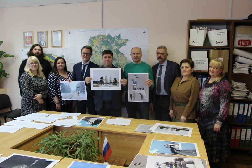 В Печорах определен лучший эскиз въездного знака