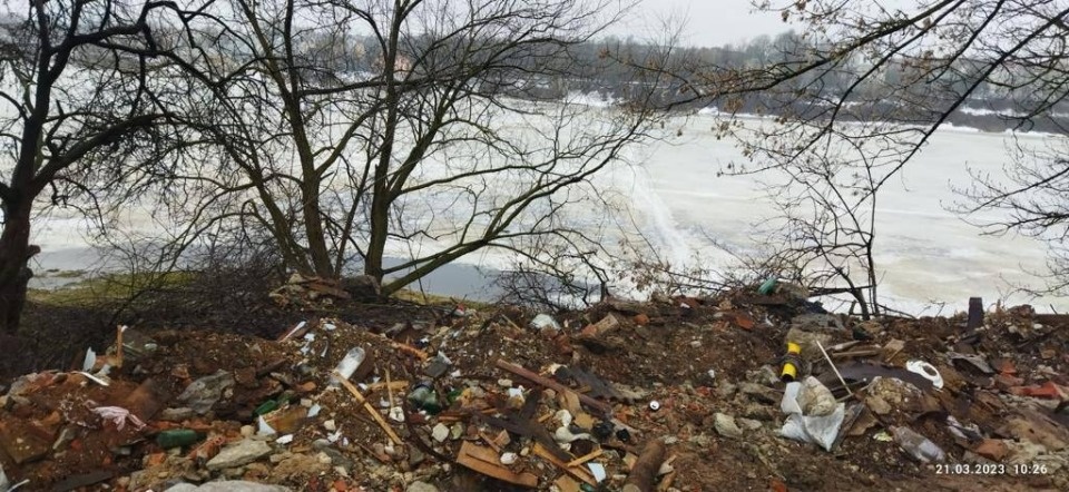 Большую мусорную свалку обнаружили на муниципальной земле в Пскове