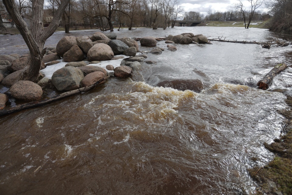 Повышение уровня воды в Пскове ожидается из-за паводка в Островском районе 