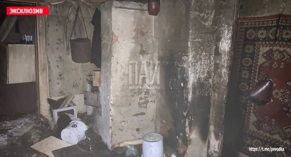 Пожарные смогли спасти жилой дом в Великих Луках