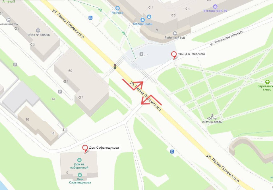 Место остановки автобусов №1 и №11 на площади Ленина в Пскове изменится  