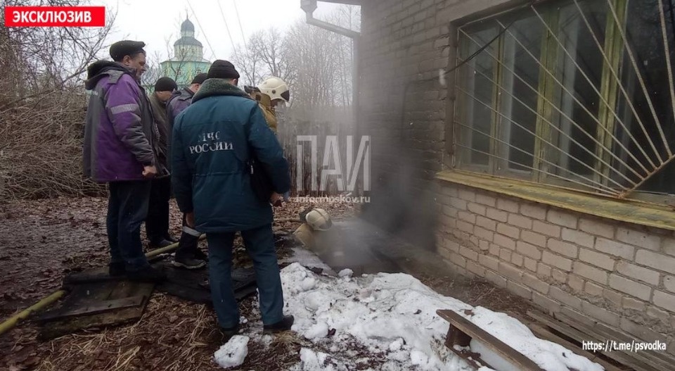 Телефонная станция горела в Красногородске