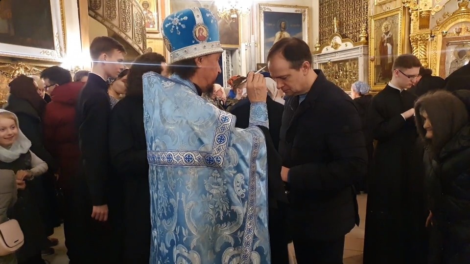 Владимир Мединский посетил Псково-Печерский монастырь