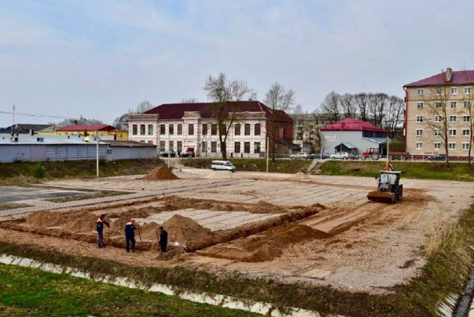 Стартовал второй этап благоустройства Деткого парка в Острове 