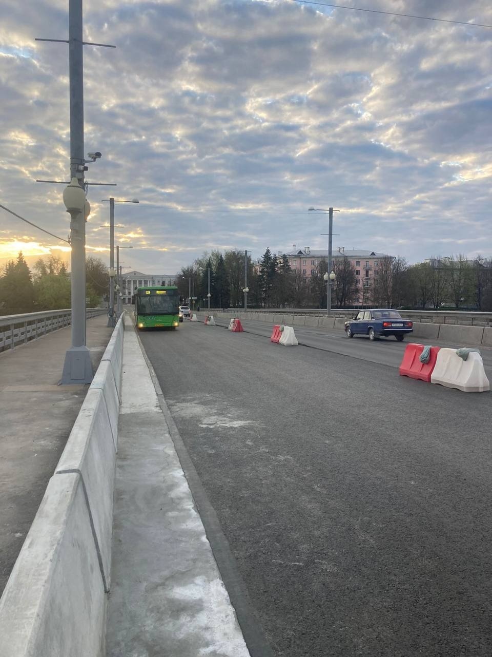  Псковский Ольгинский мост полностью открыт для движения автомобилей