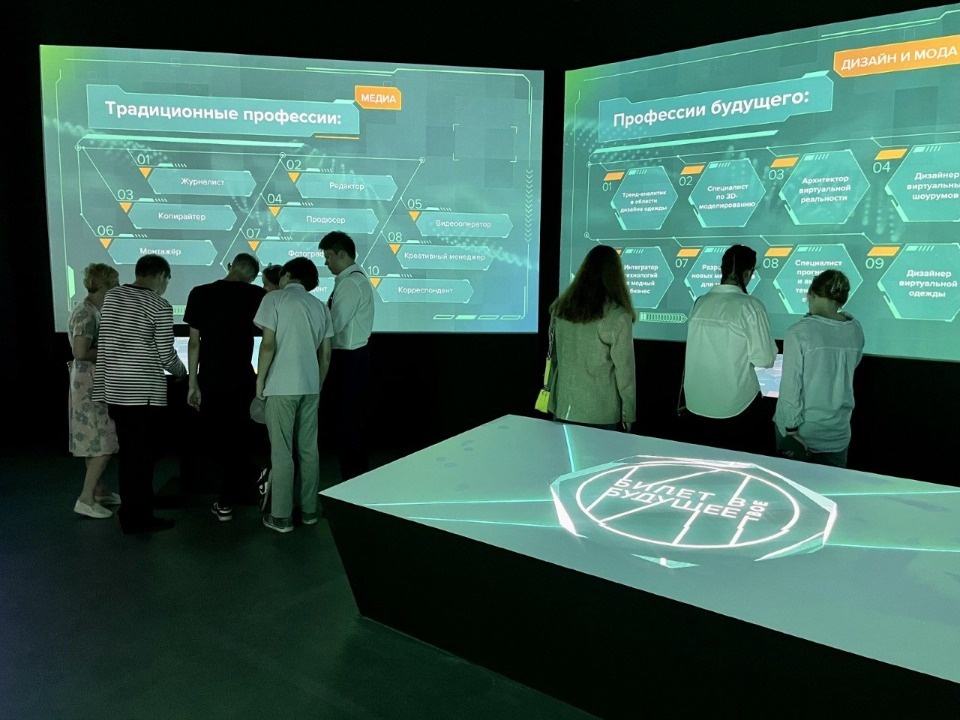 Выставка «Лаборатория будущего» знакомит школьников с профессиями, обеспечивающими технологический суверенитет России