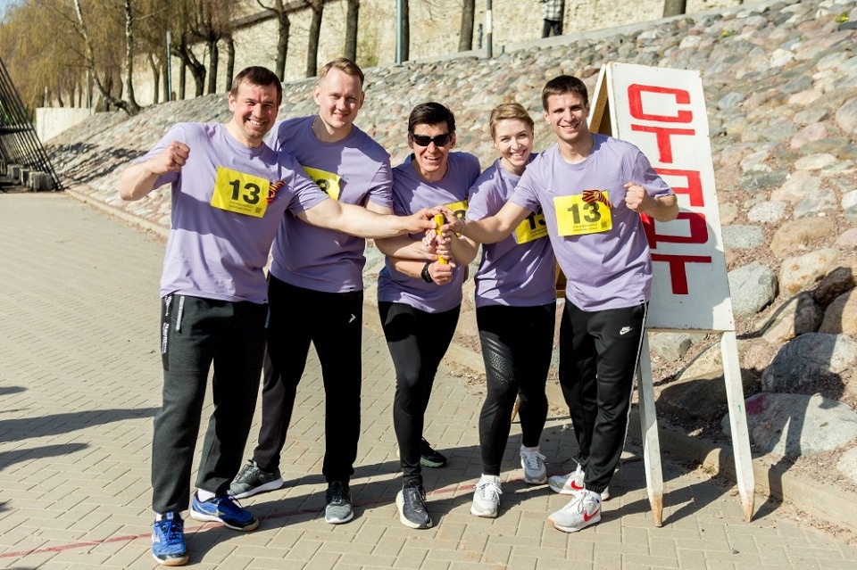 Команда псковского Сбера намерена занять призовые места на эстафете «Псковской правды»