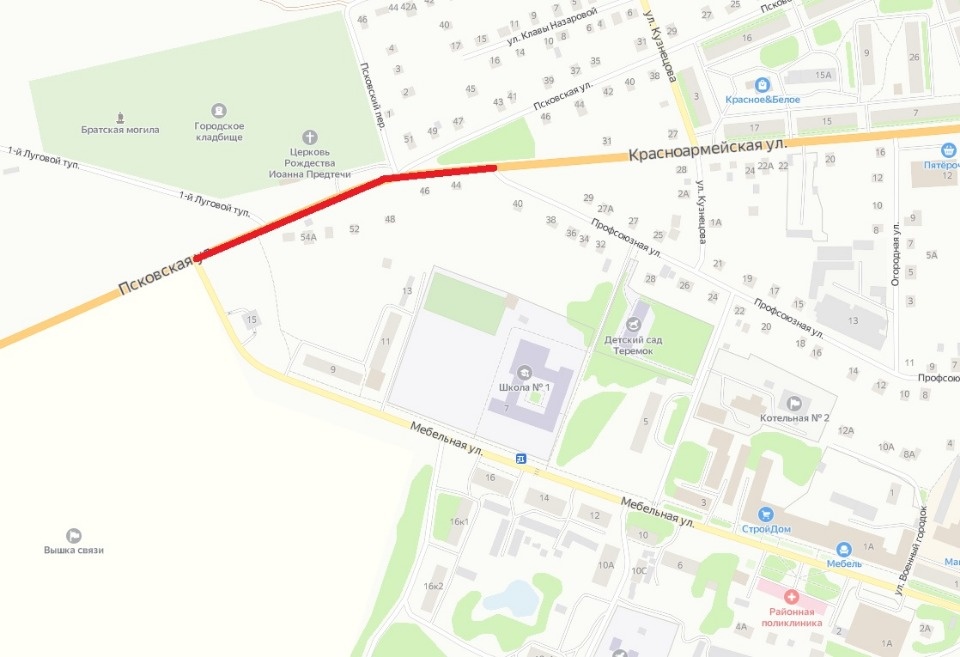 В День Победы в Псковской области временно перекроют участок федеральной дороги Р-56 В День Победы в Псковской области временно перекроют участок федеральной дороги Р-56