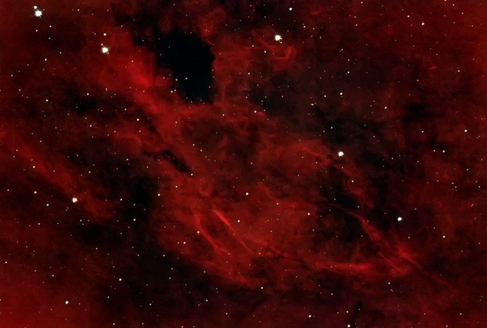 Туманность вокруг звезд Садр запечатлел псковский астроном-любитель