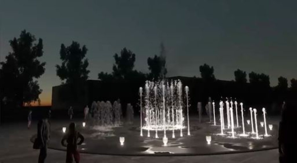 Светомузыкальный фонтан появится в сквере на 4 углах в Пскове