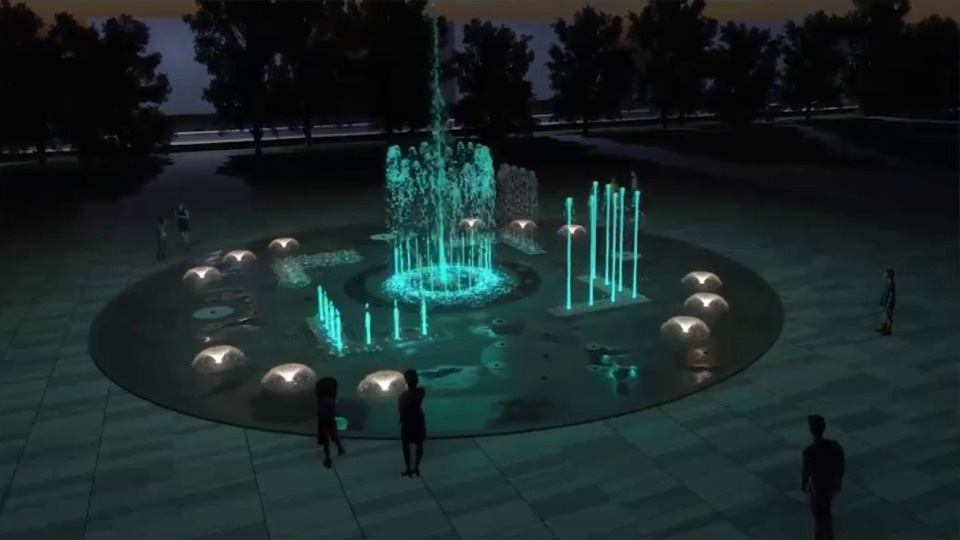 Определена концепция нового светомузыкального фонтана в Пскове 