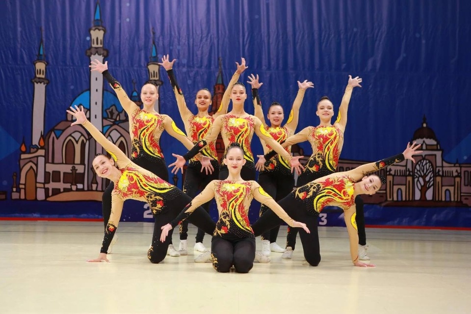 Псковички завоевали призовые места на Всероссийских соревнованиях по спортивной аэробике