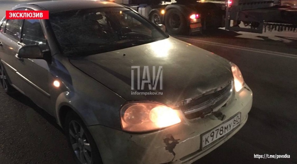 В Пскове пешехода госпитализировали после ДТП