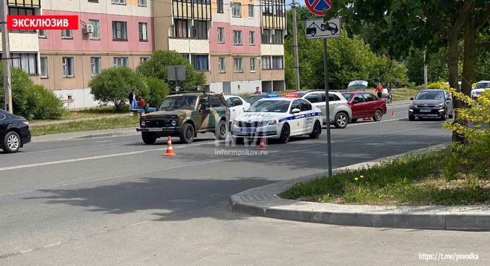 Массовое ДТП на Завеличье в Пскове учинил пьяный водитель